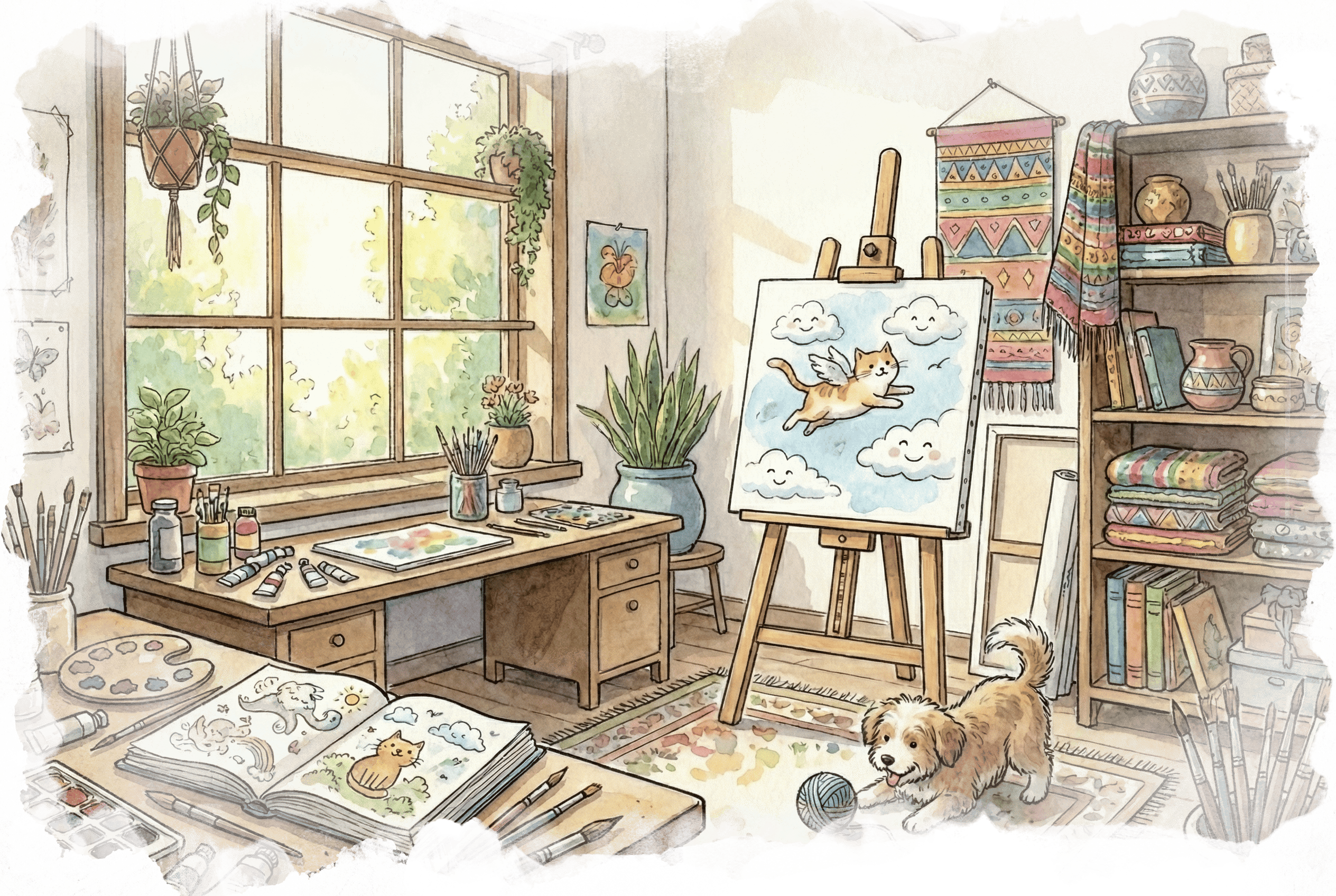 a colorful creative pattern